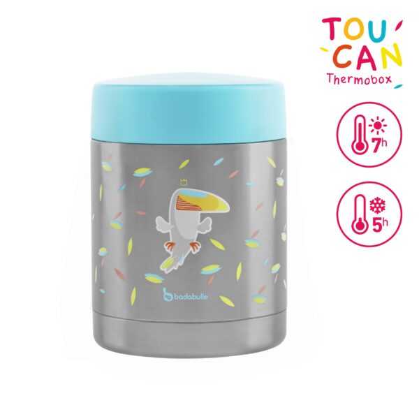 Badabulle Thermobox Insulated Children’s Food Flask, Keeps Food Hot and Cold