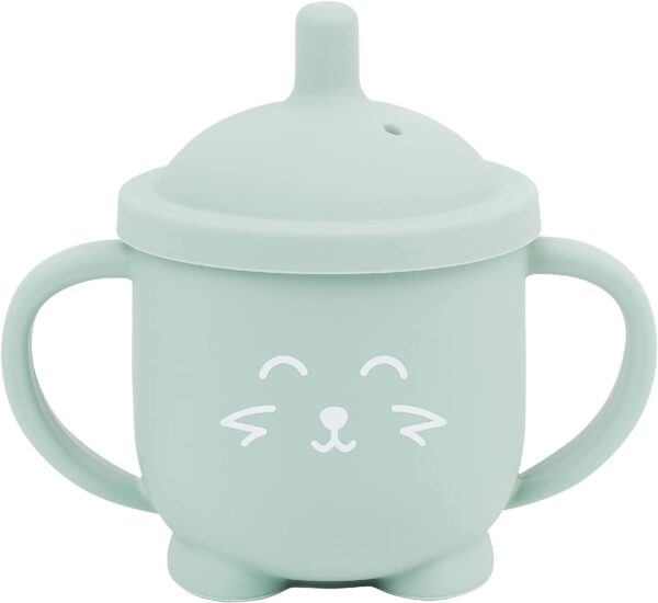 Babymoov – ISY Silicone Cup with Straw | Feeding Accessory for Kids & Toddlers – Green