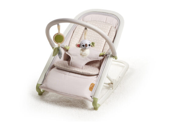 TINY LOVE – BOHO CHIC 2-IN-1 ROCKER | 0 Months+ | Lightweight Rocker, Rocking and Stationary Mode | Includes Plush toy and Rattle
