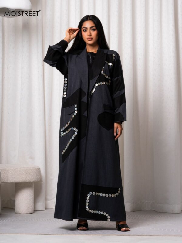 MOiSTREET Handmade Melange Abaya