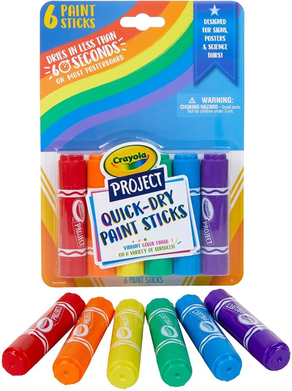 Crayola  Project 6 ct. Quick Dry Paint Sticks