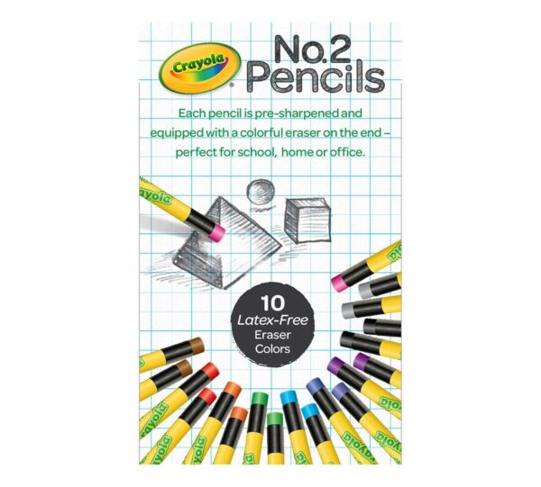 Crayola No. 2 Pencils, 20 Count - Image 3