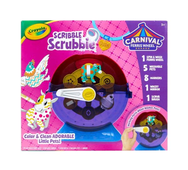 Crayola – Pets: Spin + Wash Carnival Playset