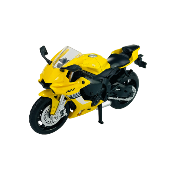 MSZ – YAMAHA YZF-R1 – Yellow | Die-Cast Replica, Ultimate Collector’s Item, Limited Edition | Size – 1:12, For Kids 3+