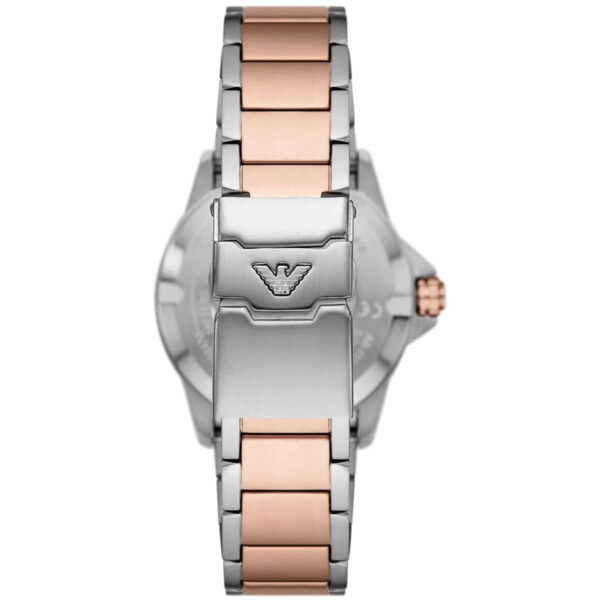 AR11591 Emporio Armani two-tone stainless steel bracelet with Emporio Armani eagle logo clasp