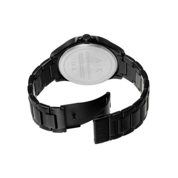 Armani Exchange Hampton AX2450 watch case back with stainless steel back plate
