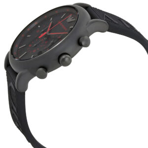 Emporio Armani AR11024 watch side profile showing case thickness and pushers