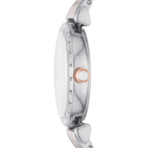 Side profile of Emporio Armani AR11290 watch showing case depth and bracelet