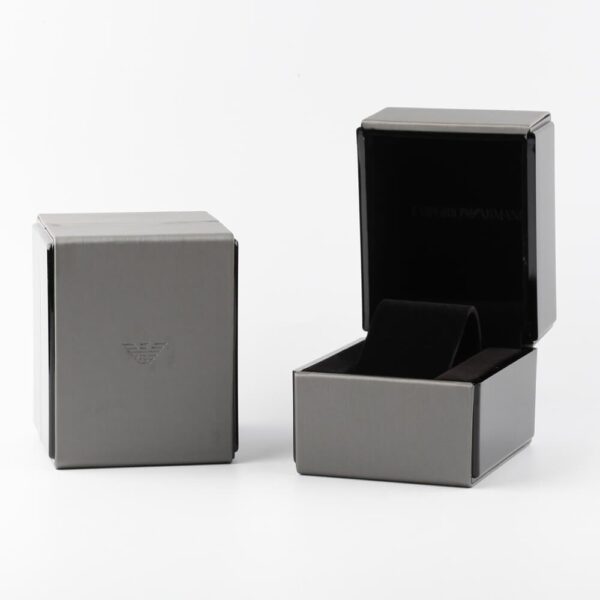 Emporio Armani AR11561 watch presentation boxes with brand eagle logo