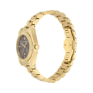 Emporio Armani AR11700 gold-tone stainless steel bracelet with fold-over clasp