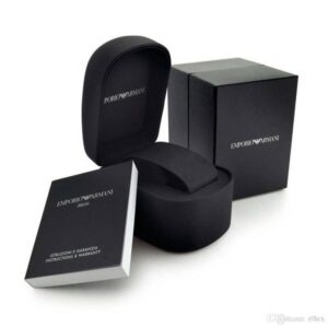 Emporio Armani AR1725 watch box set with documentation and storage case included