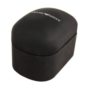 Emporio Armani watch presentation box with branded logo