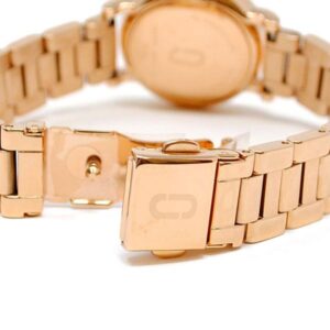 Marc Jacobs MJ3592 rose gold stainless steel bracelet with fold-over clasp