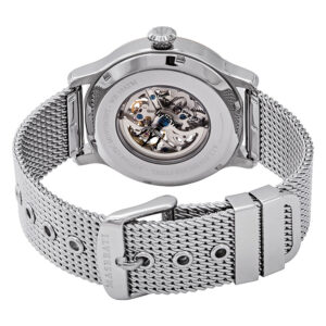 Maserati Epoca caseback showing skeleton automatic movement through crystal
