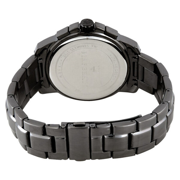 Maserati Successo watch caseback showing stainless steel back cover