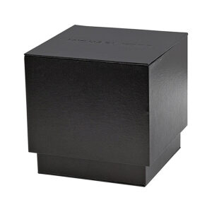 Michael Kors branded black watch box packaging