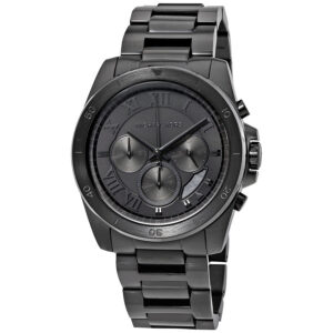 Michael Kors Brecken chronograph men's watch with gunmetal case and bracelet