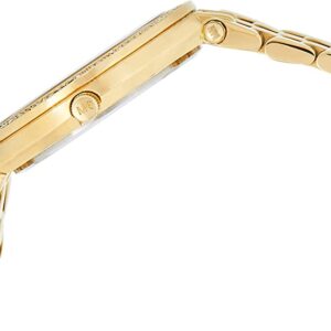 Side view of Michael Kors Darci watch showing case profile and crystal bezel