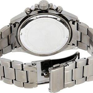 Michael Kors Everest women's watch caseback and stainless steel bracelet