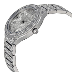 Michael Kors Kerry MK3359 angle view showing crystal pave case and bracelet detail