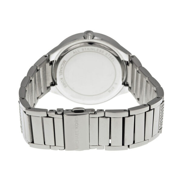 Michael Kors Kerry MK3359 caseback showing stainless steel case back