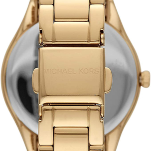 Michael Kors Lauryn watch case back with stainless steel bracelet