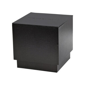 Black Michael Kors watch box for Lexington chronograph timepiece