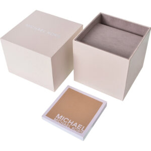 Michael Kors MK4353 watch packaging with branded box and storage pouch