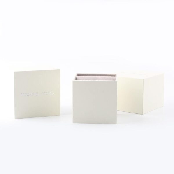 Michael Kors MK4461 watch packaging showing cream-colored branded boxes