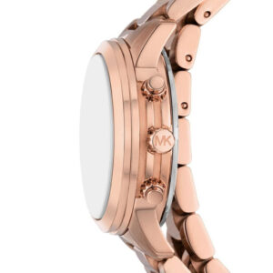 Michael Kors Runway MK7453 side profile showing rose gold case thickness