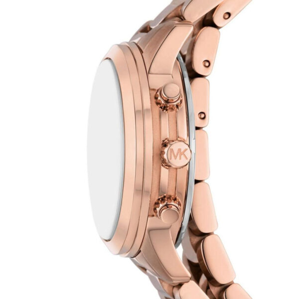 Michael Kors Runway MK7453 side profile showing rose gold case thickness