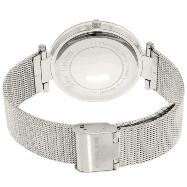 Michael Kors Darci stainless steel mesh strap with magnetic clasp closure