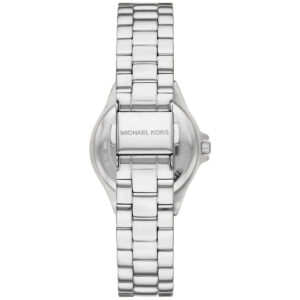 Michael Kors Mini Lennox watch case back with Michael Kors branding