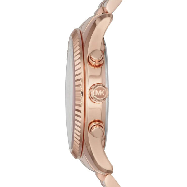 Michael Kors Lexington MK8313 watch side profile showing case thickness and crown detail