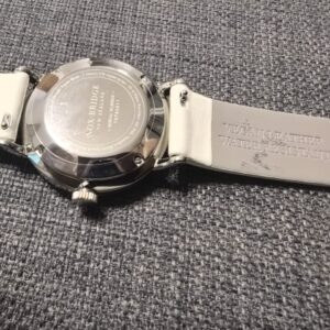 Noxbridge Classic Meissa MS36 white leather strap showing damage and defect