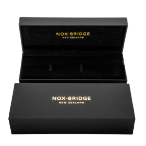 Noxbridge AG41 presentation box and packaging with New Zealand branding