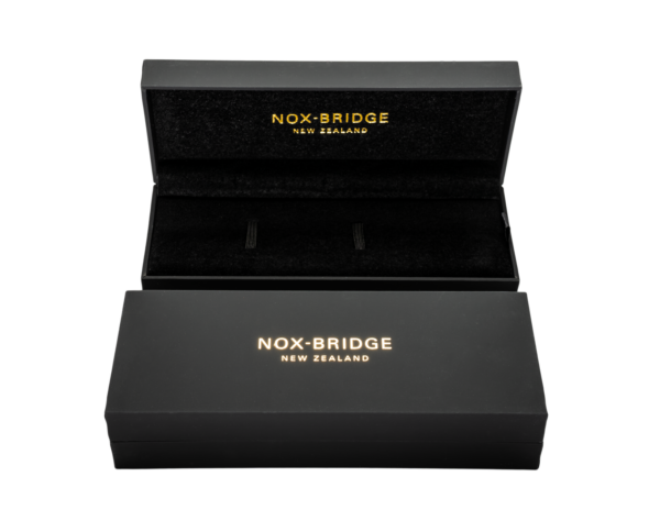 Noxbridge AG41 presentation box and packaging with New Zealand branding