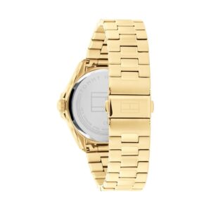 Tommy Hilfiger Maverick watch caseback with stainless steel and branding